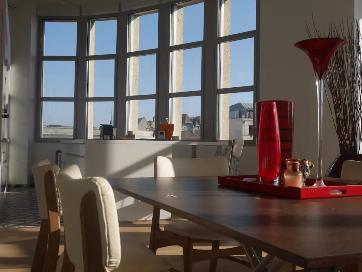 شقة Loft Des Sacres - Vue Unique Sur La Cathedrale رانس المظهر الخارجي الصورة